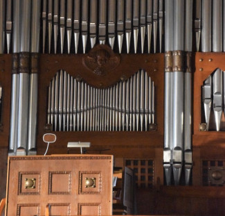 Der Sitz des Organisten