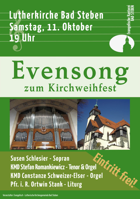 Plakat Evensong