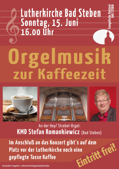 Plakat Orgelmusik zur Marktzeit